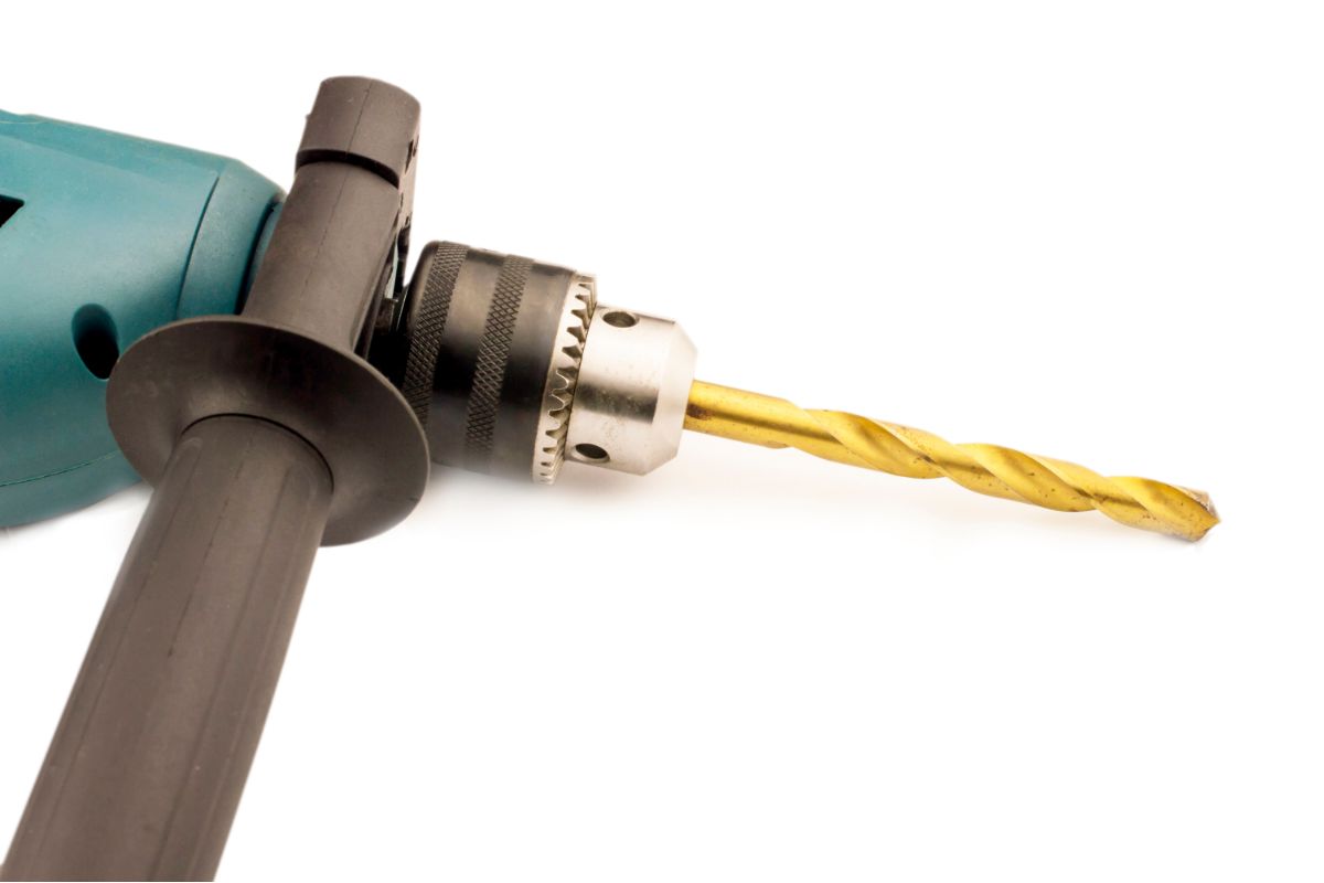 A Drill With A Chuck Key